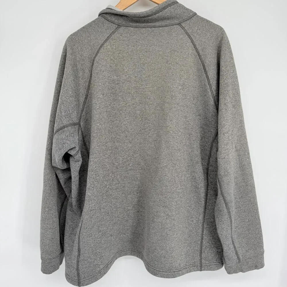 The North Face Jacket Canyonlands Full Zip Fleece Men's XXL Gray Outdoor‎ Hiking